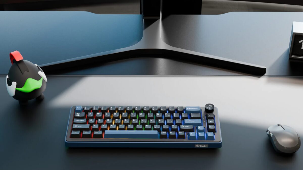 клавиатура Ducky OK-M с подсветкой и разъёмами