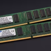 Две планки оперативной памяти Samsung DDR1 1GB