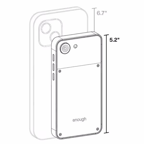 Смартфон Enough Phone получит экран 5,2 дюйма
