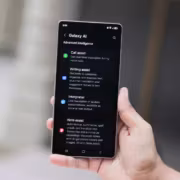 Смартфон Samsung Galaxy S25 экран настройки AI функции