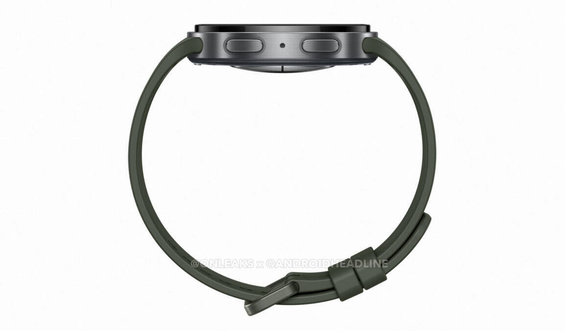Черный Galaxy Watch 9 без циферблата и ремешка