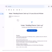 Интерфейс Gmail с заметкой о Google Gemini Гугл Графика