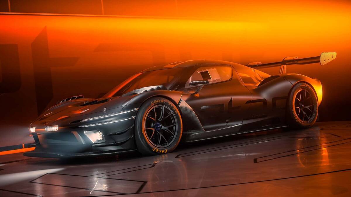 Гоночный концепт Magma GT3 Genesis на трассе