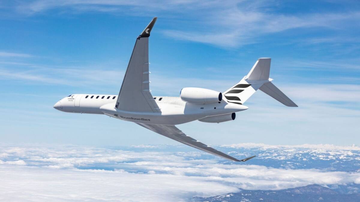 Бизнес-джет Bombardier Global 8000 выполнил рейс за 6 часов