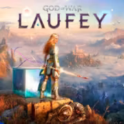 Гаргулья и персонаж из God of War Laufey на горе
