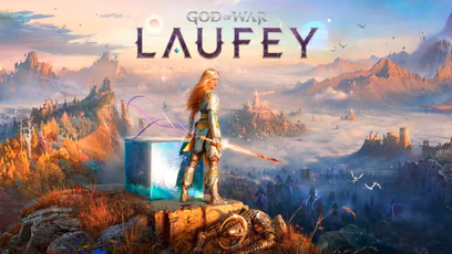 Гаргулья и персонаж из God of War Laufey на горе