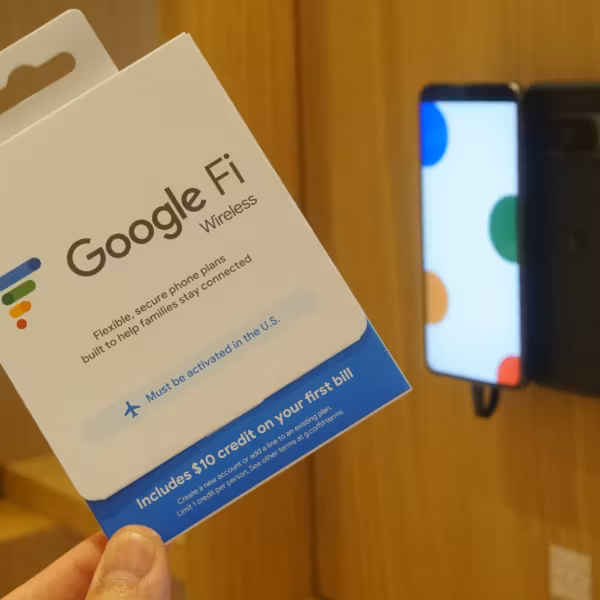 цена на карту Google Fi и телефон с дисплеем