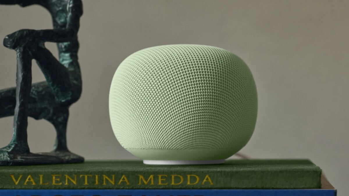 Умная колонка Google Home Speaker зеленая пластикова