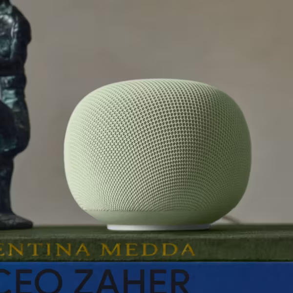 Умная колонка Google Home Speaker зеленая пластикова