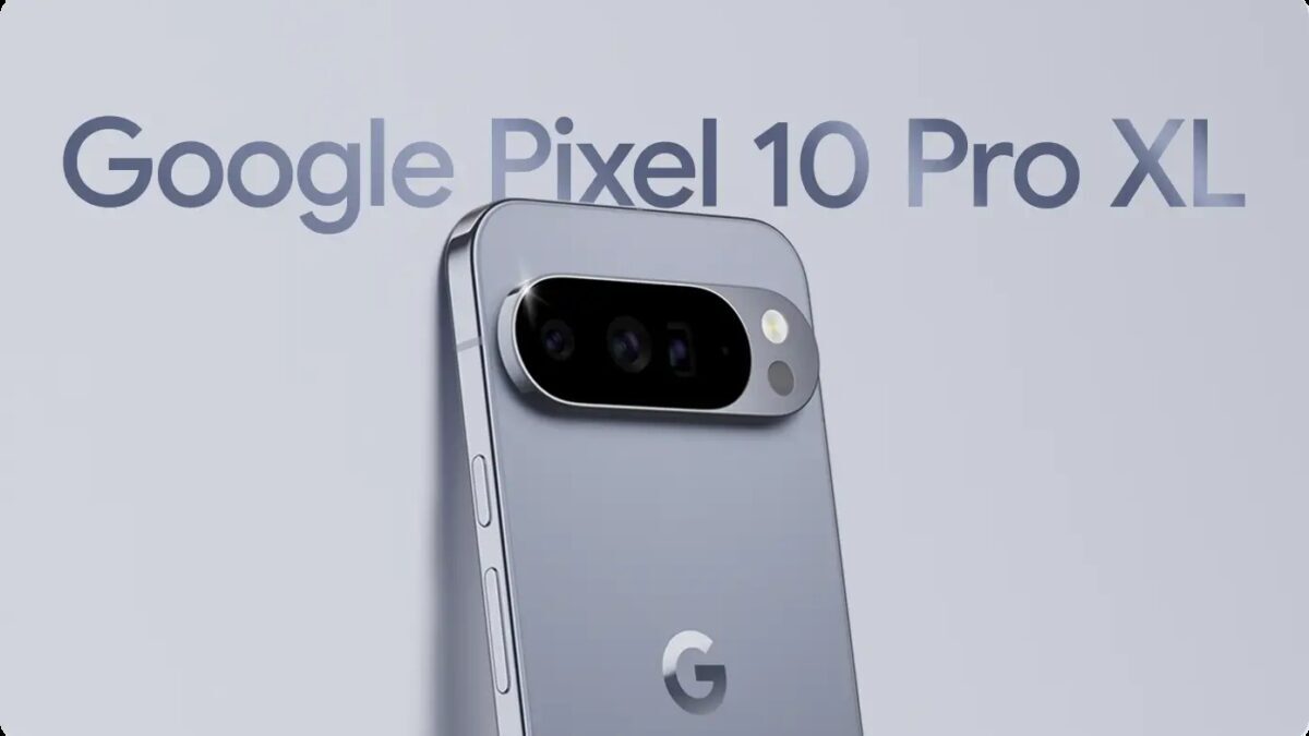 Смартфон Google Pixel 10 Pro XL с камерой и логотипом