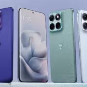 Модель Motorola Edge 70 Fusion в четырёх цветах трёхкамерные смартфоны