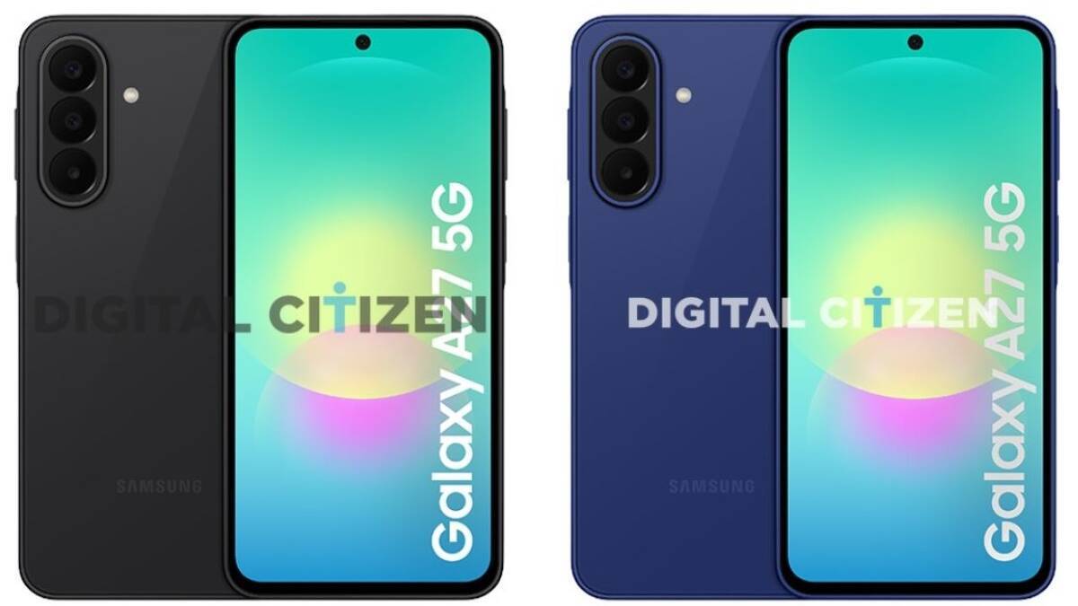 Два смартфона Samsung Galaxy A27 сзади и спереди