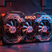 Видеокарта AMD на RDNA 5 с подсветкой охлаждение