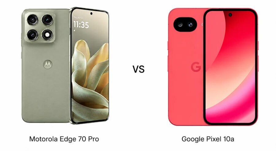 Сравнение Motorola Edge 70 Pro и Google Pixel 10a