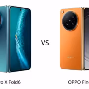 Складные смартфоны Vivo X Fold6 и OPPO Find N6 спереди и сзади