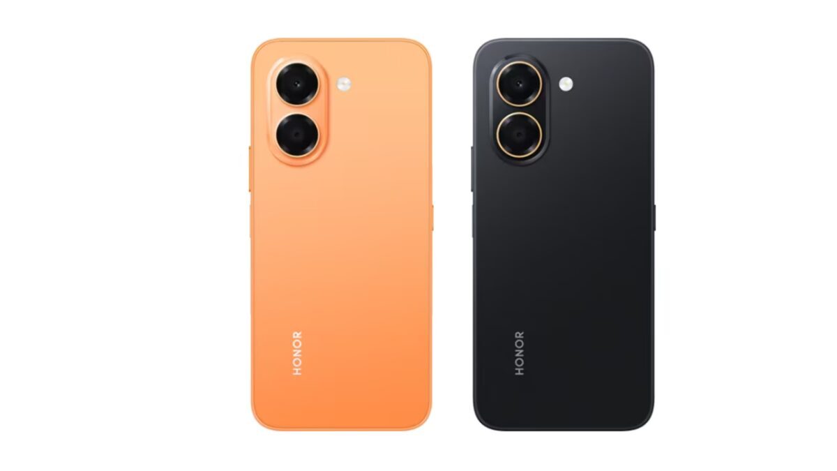 Honor X7e черный и оранжевый задние панели двойная камера