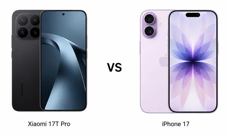 Сравнение смартфонов Xiaomi 17T Pro и iPhone 17