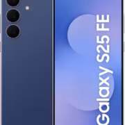 Смартфон Samsung Galaxy S25 FE с тремя камерами сзади и дисплеем спереди