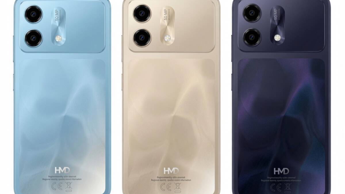 Три цвета смартфона HMD Luma2 с двумя камерами