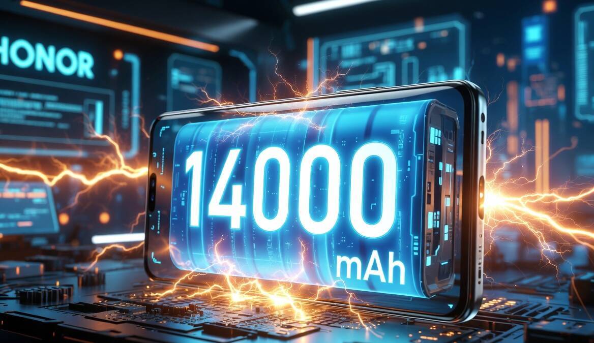 Honor готовит смартфоны с батареями до 14 000 мА·ч
