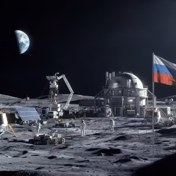 Луна ЦУП на луне российский флаг космическая стратегия 2036