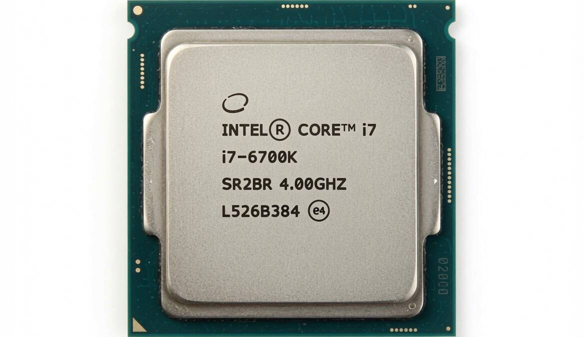 Центральный процессор Intel Core i7-6700K на плате