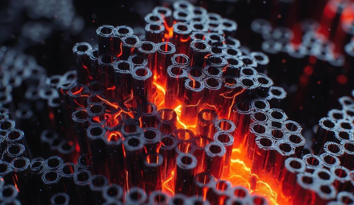 Лазерная структура кремния для термогенерации из статьи