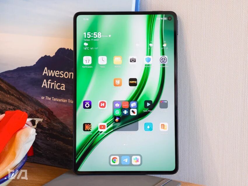 Планшет Huawei MatePad Mini с зеленым и белым экраном