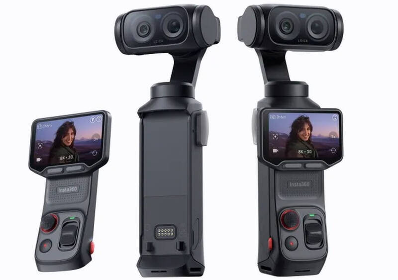 Камера Insta360 Luna Ultra с двумя объективами и пультом управления