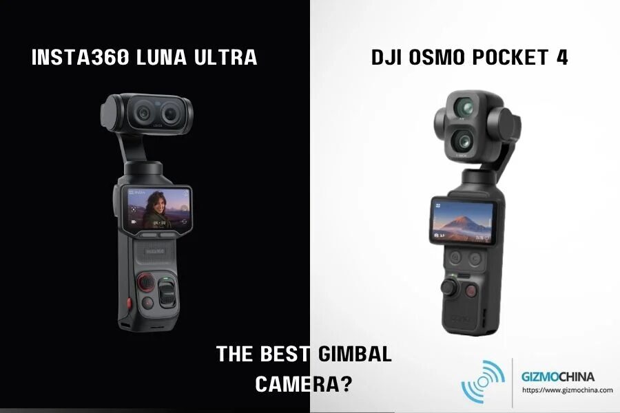 Сравнение камер DJI Osmo Pocket 4 и Insta360 Luna Ultra