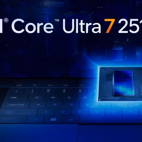Процессор Intel Core Ultra 7 251HX на ноутбуке
