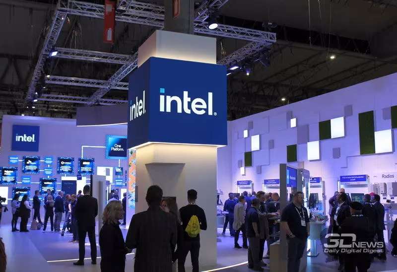 Выставка Intel на технологической конференции Intel