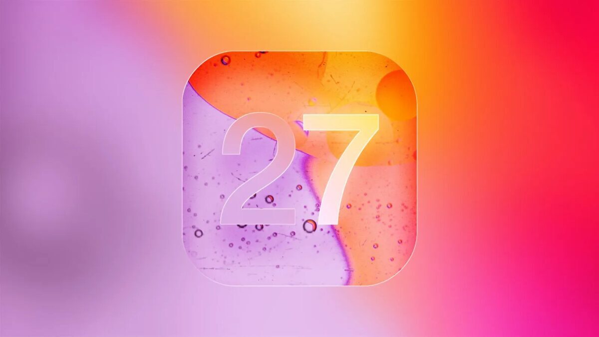 Обоснование функции iOS 27 на фоне градиента