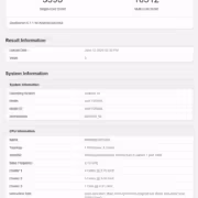 Результаты Geekbench для Vivo V2545A с процессором Dimensity 9500
