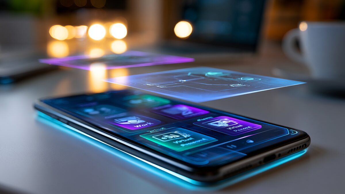 смартфон с hologrammi интерфейсом eSIM технология