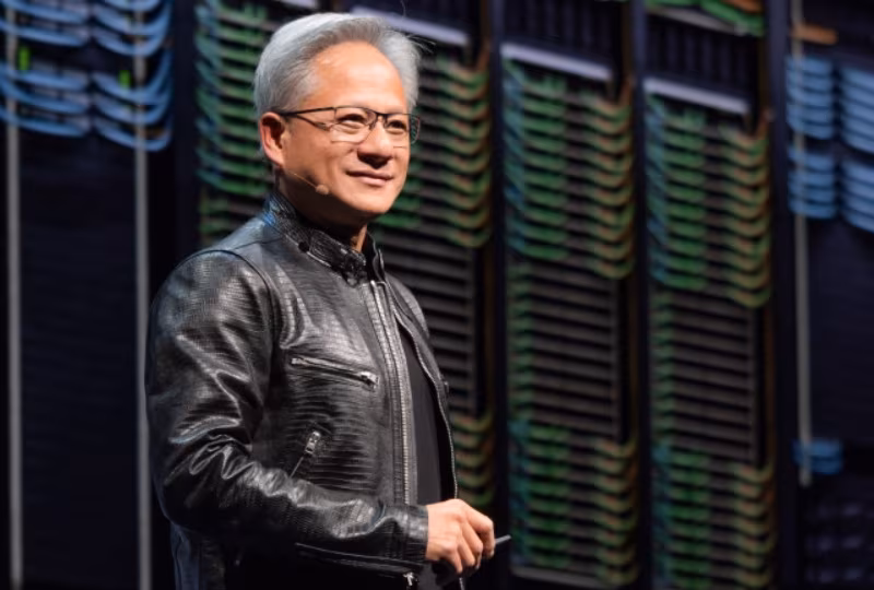 Глава Nvidia на конференции с системами серверов