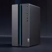 Игровой компьютер Lenovo GeekPro в вертикальной позиции