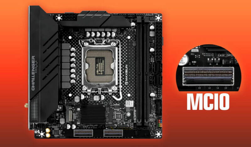 Материнская плата MaxSun Mini-ITX с разъёмом MCIO