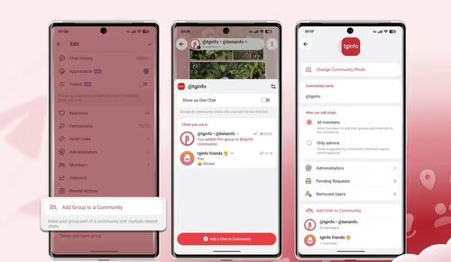 Telegram тестирует функцию сообществ в бета-версии Android