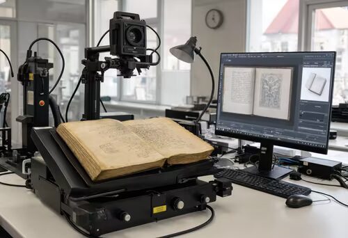 НГТУ разработал книжный сканер для архивов и библиотек