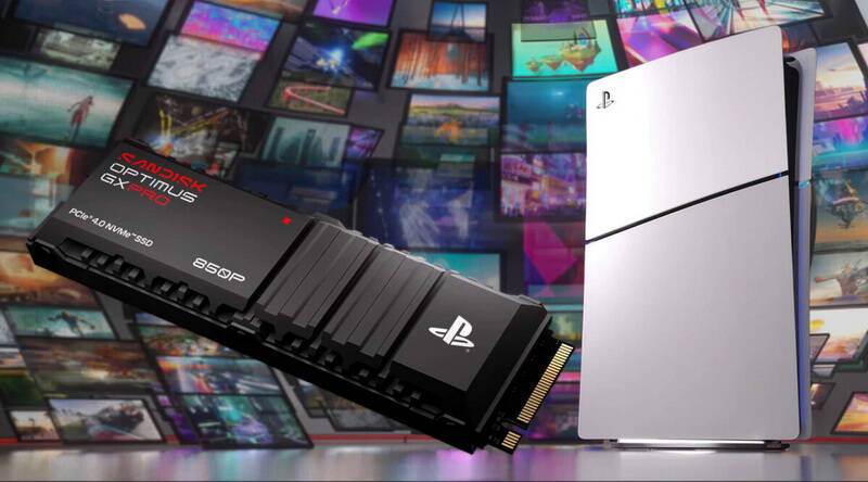 SSD SanDisk Optimus GX PRO 850P на 8 ТБ и PlayStation 5