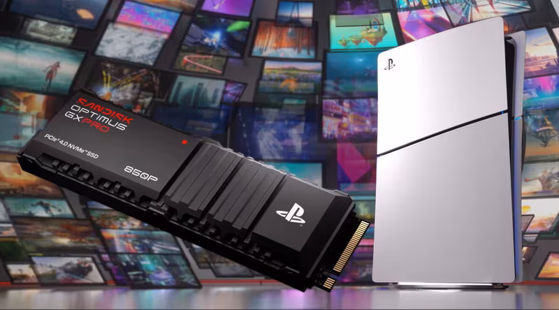 SSD SanDisk Optimus GX PRO 850P на 8 ТБ и PlayStation 5