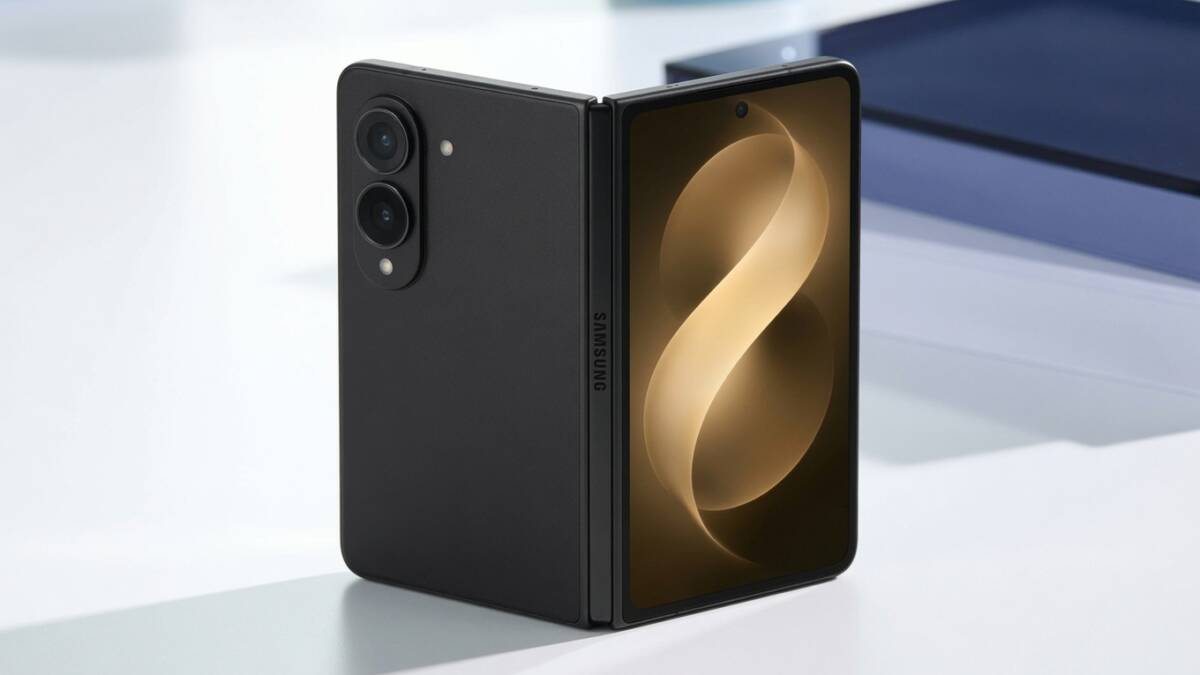Складной смартфон Samsung Wide Fold раскрытая часть