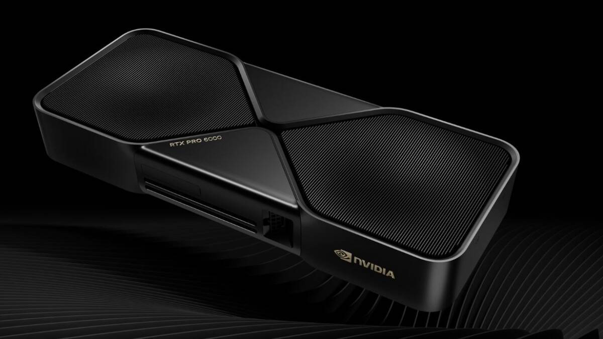 Видеокарта Nvidia RTX PRO 6000 Blackwell черная с вентиляторами