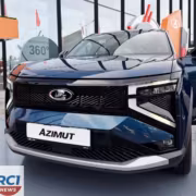 Кроссовер Lada Azimut передняя часть решетка фары