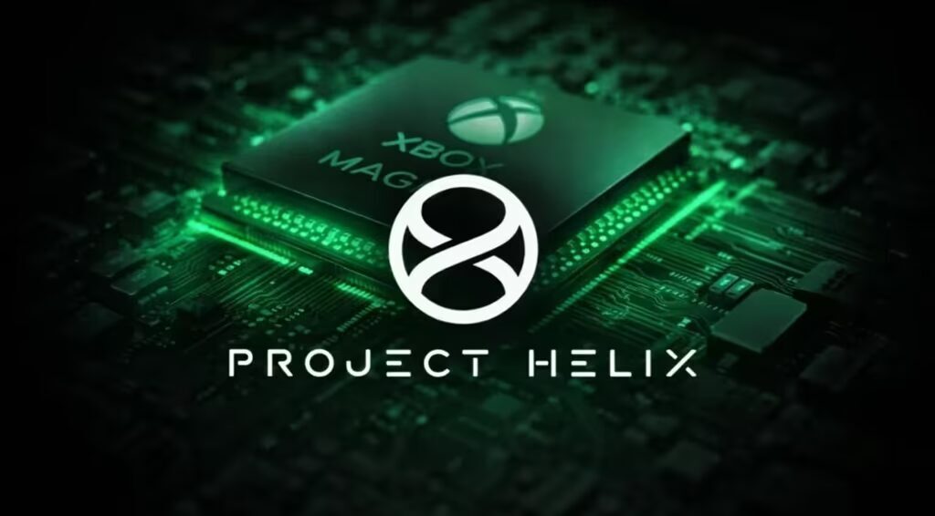 Кристалл чипа Xbox Project Helix на материнской плате