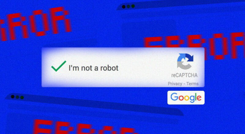 проверка reCAPTCHA жестом перед камерой Google