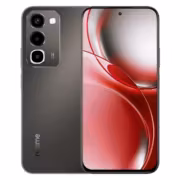 Серый смартфон Realme P4R 5G с тремя камерами на задней панели