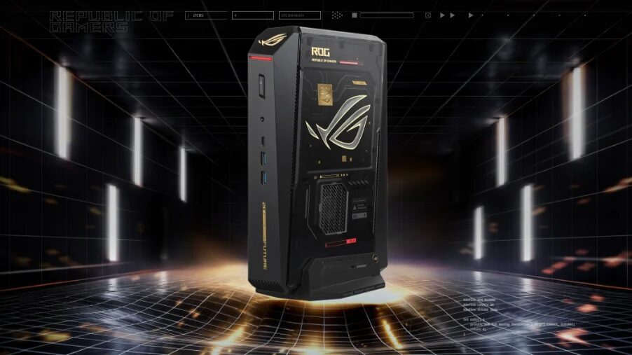Мини-ПК Asus ROG NUC 16 Edition 20 в тёмной среде