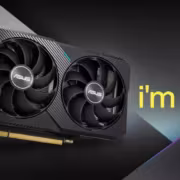 Видеокарта ASUS GeForce RTX 3060 с двумя вентиляторами